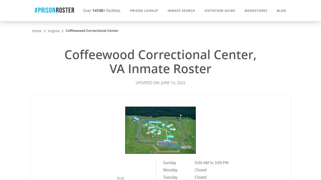 Coffeewood Correctional Center, VA Inmate Roster - Prisonroster